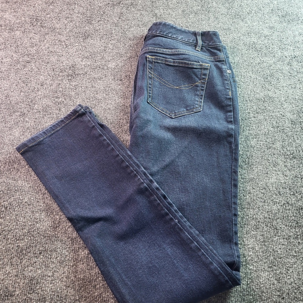 JJILL SKINNY JEAN DARK WASH STRETCH 24 MADE IN PHILIPPINES